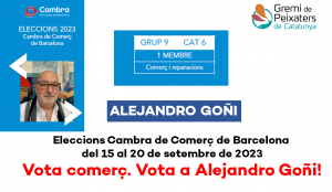 Candidatura Àlex Goñi a les eleccions a la Cambra de Comerç de Barcelona.