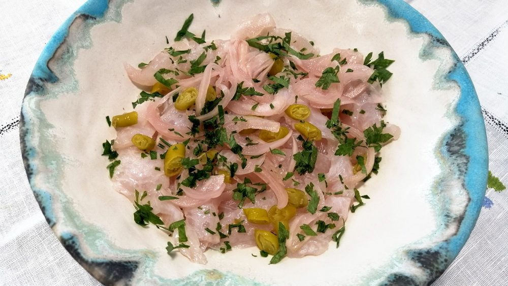 Recepta cebiche corball