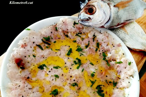 carpaccio calet marinat