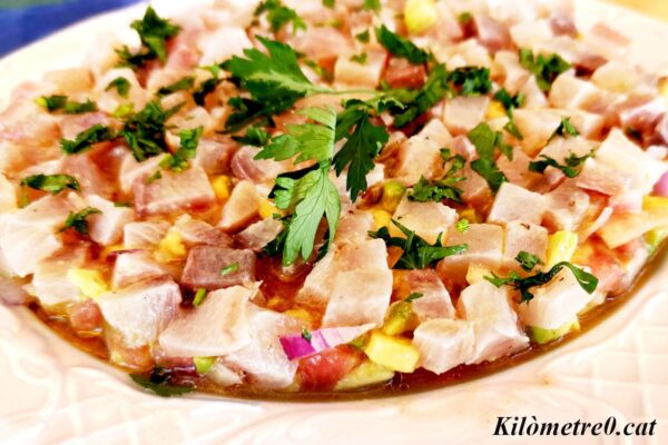 tartar llampug amb alvocat